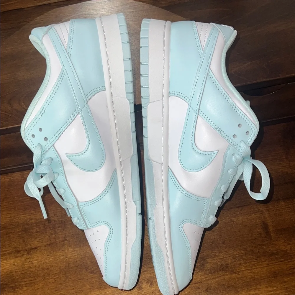 Nike Light Blue and White Dunks - Picture 6 of 7